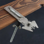 Handgemachtes Leder Werkzeugset für Reißverschluss-Montage – Edelstahl Tool für präzise Zipper-Ecken | DIY Starter Set