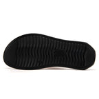 Shinefullstr Herren PU Leder Flip-Flops 2025 – Sommerliche Casual Slippers, Outdoor Slippers, Rutschfest, Bequeme Chanclas Hombre