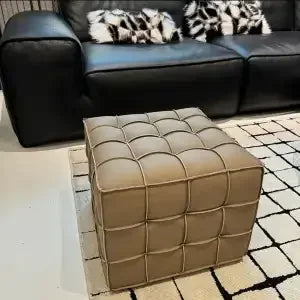 Puzzle Cube Sitzhocker aus PU-Leder – Light Luxury Ottoman & Schuhwechsel-Hocker, platzsparendes Design für Wohnzimmer & Flur
