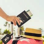 TRISJEM Slim Passport Cover – PU Leder Reisepasshülle für Herren & Damen, Reiseorganizer Unisex