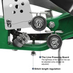 Handbetriebene Ledernähmaschine – Schuhreparatur, Leder, Taschen &amp; Gürtel – Dual Baumwoll- &amp; Nylonfaden Nähmaschine 