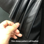 Dünnes weiches Kunstleder Meterware – Tissu en cuir PU élastique avec revêtement pour vêtements, sacs et projets de bricolage 
