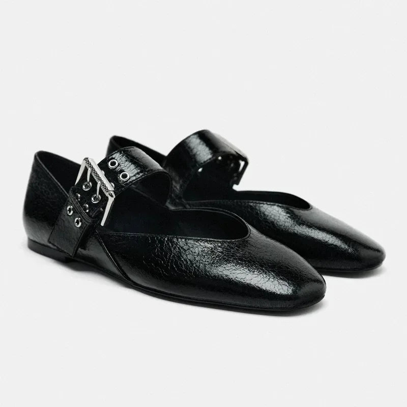 Damen Loafers 2025 – Flache Ballerinas mit Leopardenmuster, spitze Herbstschuhe, Slip-On Flats für Alltag und Freizeit