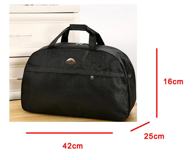 PU Leder Reisetasche mit Reißverschluss – Große wasserdichte Duffle Bag mit viel Stauraum, bolsa de equipaje multifuncional para mujeres y hombres 