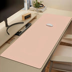 Tapis de souris en cuir PU de grande taille - Fêtes et fêtes - Tapis de souris pour bureau, bureau à domicile et PC