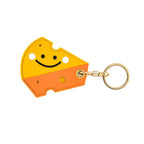 Leder Erdbeer- & Zitronen-Schlüsselanhänger – Verspielter Keychain als Taschen- & Autoanhänger, fruchtiger Bag Charm & Geschenkidee