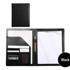 Mapa de documentos de negocios multifunción A4 con Stifthalter &amp; Kartenfach – Organizador más elegante para Verträge &amp; Büro