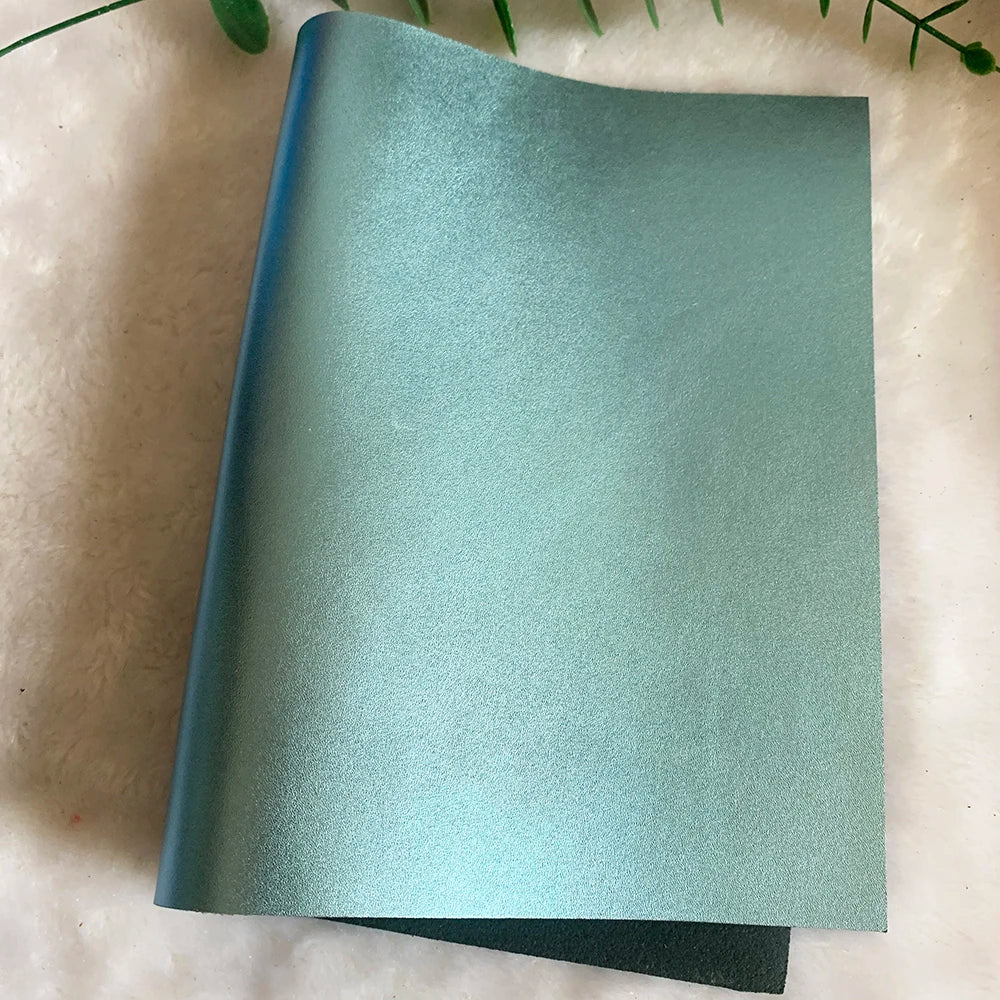 Metallisch glänzendes Echtleder Rindsleder – Gold & Silber Top Layer Leder 20 × 30 cm für DIY Taschen & Accessoires