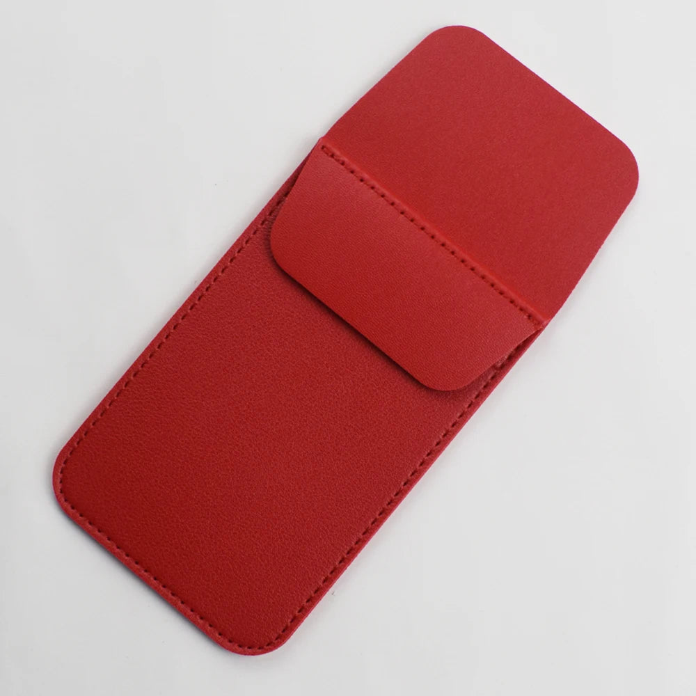 Mobiler Pocket Stiftehalter aus weichem Kunstleder – Kompaktes Stifteetui & Organizer für Schule & Büro