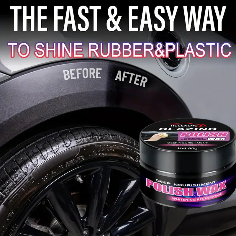 Universelles Leder- & Kunststoff Reparaturwachs – Auto Innenraum Pflegecreme für Leder, Kunststoff & Gummi (110 g)