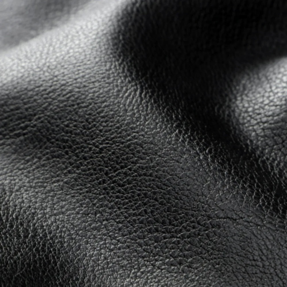 Herren PU Lederjacke mit Kapuze – Motorradjacke im Harajuku Style, abnehmbare Kapuze & Reißverschluss für Herbst & Winter