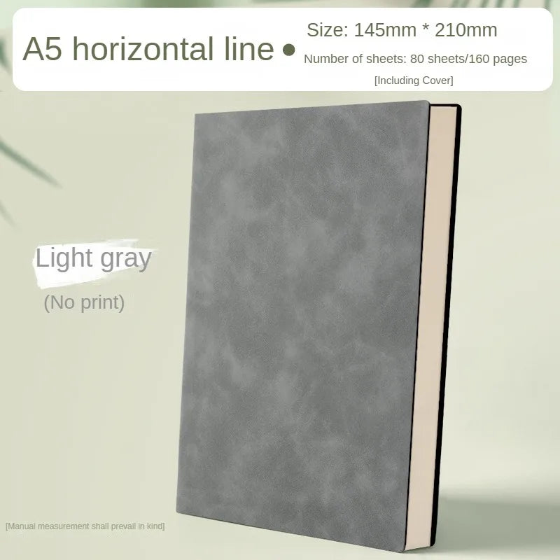 Elegantes A5 Leder-Notizbuch – Business & Bürojournal für Organisation und Stil