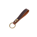 Klassischer Vintage Leder Schlüsselanhänger aus Rindsleder – Eleganter Auto-Keychain für Herren & Unisex mit Metallring Modell K5057
