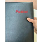 Cuaderno de notas de PU A4 con mecanismo mecánico de 4 anillas (25 mm) – Elegante mapa de documentos para oficinas, escuelas y empresas