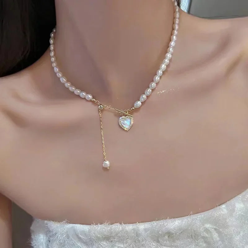 Vintage schwarze Lederkette mit geflochtenem Band & geometrischem Anhänger – Schlichte Halskette für Damen & Girls