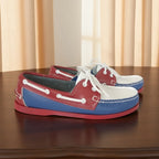 Herren Echtleder Loafer & Mokassins – Handgefertigte Driving Shoes aus Rindsleder, Klassische Bootsschuhe für Freizeit & Alltag