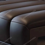 Elegantes Luxus Leder Ecksofa – Minimalistisches, elektrisch verstellbares Designer-Sofa für modernes europäisches Wohnen