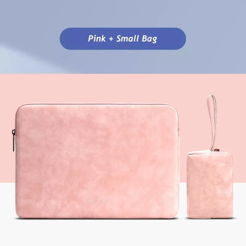 PU-Leder Laptophülle – Elegante Laptop-Tasche für 12–16 Zoll MacBook, ASUS, Huawei & Notebook, Unisex