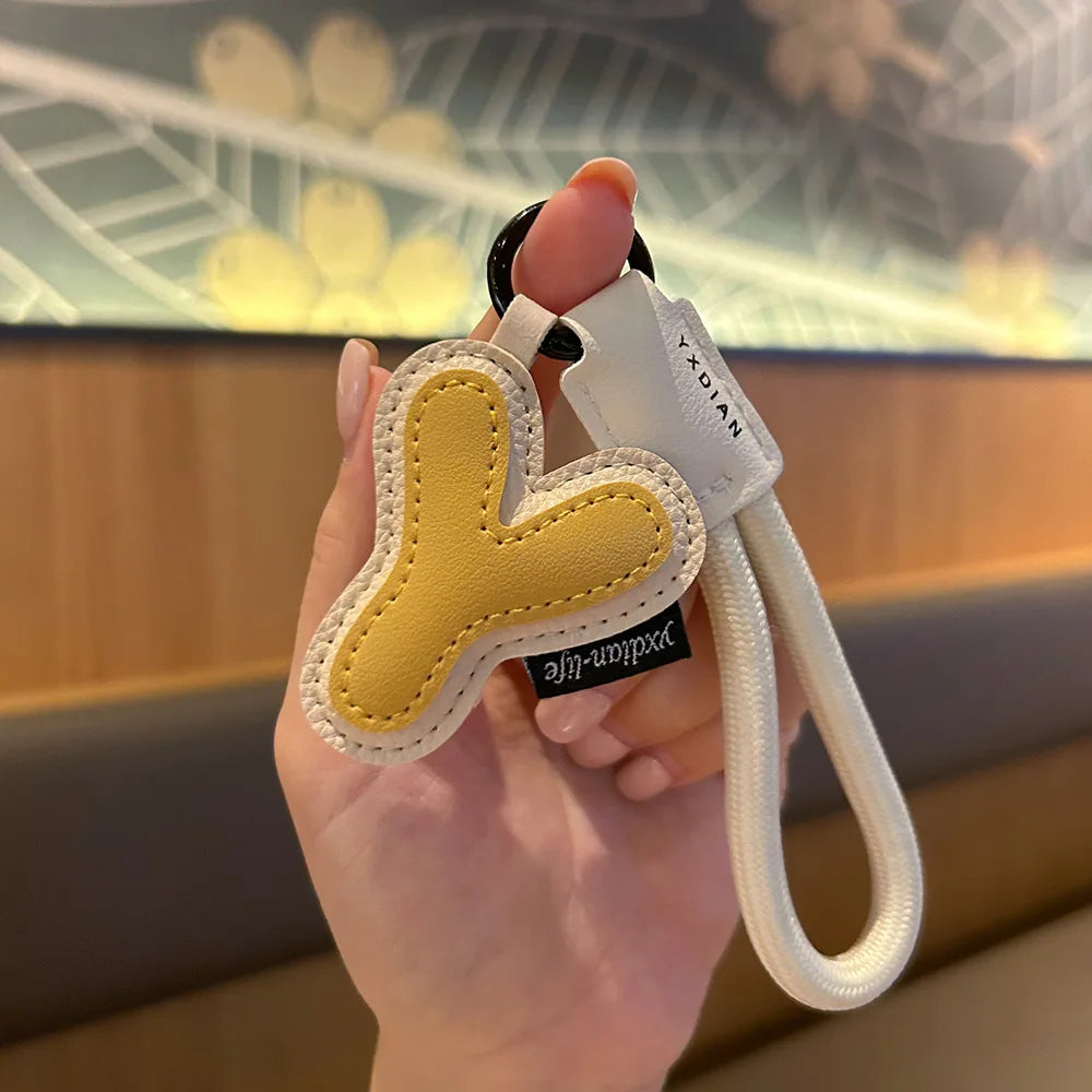 Bunter PU-Leder Schlüsselanhänger mit geflochtener Handschlaufe – Anti-Verlust Keychain &amp; Lanyard for Schlüssel, Tasche, Koffer &amp; Handy 