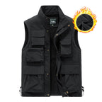 Herren Lederweste für Herbst & Winter – Ärmellose Outdoor Weste, winddicht & atmungsaktiv, sportlich & vielseitig