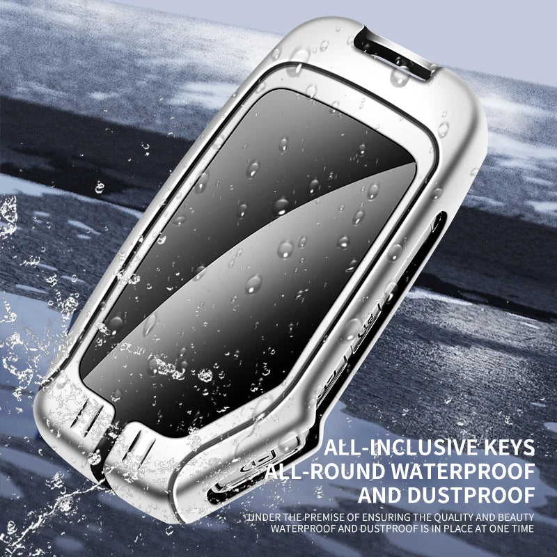 Metall & Leder Autoschlüssel Hülle für Kia – Hochwertige Schlüsselabdeckung für Sportage, Ceed, Sorento, Cerato, Forte, KX3 & K5 (2017–2020)