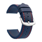 SAMCO Sport Vintage Leder-Uhrenarmband mit Edelstahlschließe - Correa de reloj clásica 18 / 20 / 22 / 24 mm para brazaletes