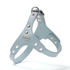 Premium Leder Hunde-Geschirr &amp; Leinen Set – Robustes Hundegeschirr mit verstärkten Nieten für kleine Hunde &amp; Welpen