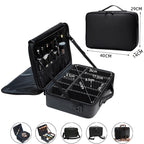 Professioneller Make-up Koffer aus PU Leder - Große Kapazität, Reise &amp; Beauty Organizer, Kosmetik Box