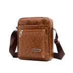 Herren PU-Leder Crossbody &amp; Schultertasche: bolso bandolera de negocios, riñonera y bolso de moda
