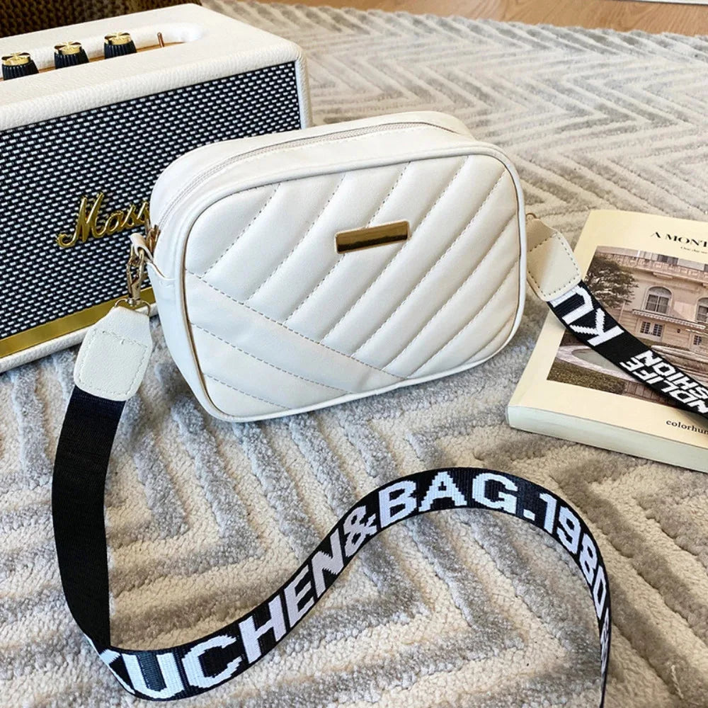 Sacoche pour appareil photo et bandoulière pour femme – Pochette de rangement pour Handy, Alltag &amp; Freizeit 