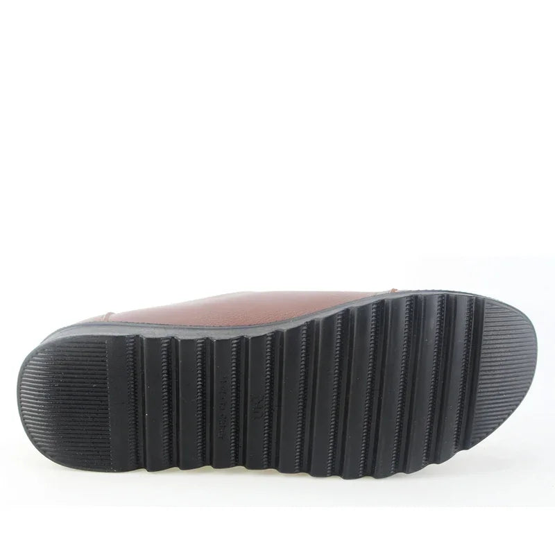 BEYARNE Damen Flats 2024 – Elegante Ballerinas aus echtem Leder, bequeme Slip-On Mokassins für Alltag & Freizeit