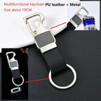 Luxuriöser Schlüsselanhänger aus echtem Leder – Hochwertiger Leder Keychain für Auto & Alltag, edles Business-Geschenk für Damen & Herren