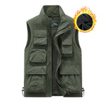 Herren Lederweste für Herbst & Winter – Ärmellose Outdoor Weste, winddicht & atmungsaktiv, sportlich & vielseitig