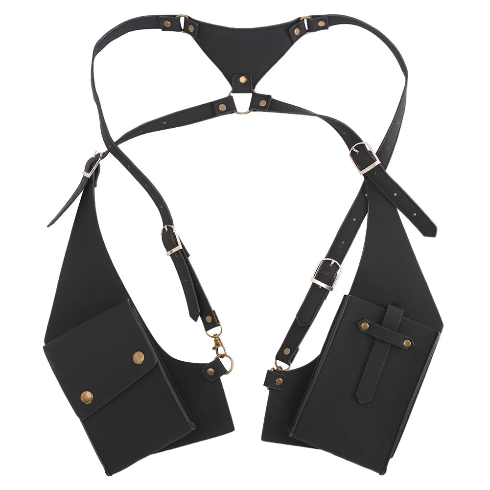 PU-Leder Schulterholster Tasche – Anti-Diebstahl Unterarm Holster für Handy, Geldbörse &amp; Outdoor Aktivitäten 