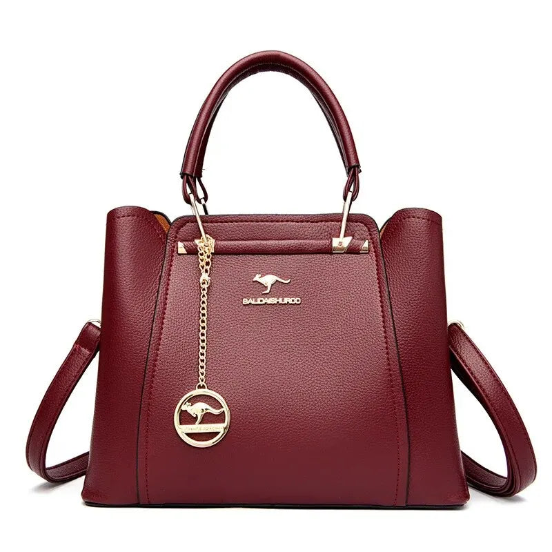 Modische Damen Tote Bag aus weichem PU-Leder – Große Schulter- & Crossbody Handtasche mit viel Stauraum, elegante Shopping & Messenger Tasche