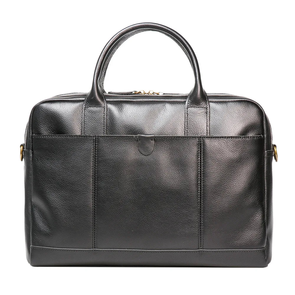 Herren Messenger Bag aus Vollnarbenleder – Multifunktionale Business-Aktentasche & Große Laptop-Tasche