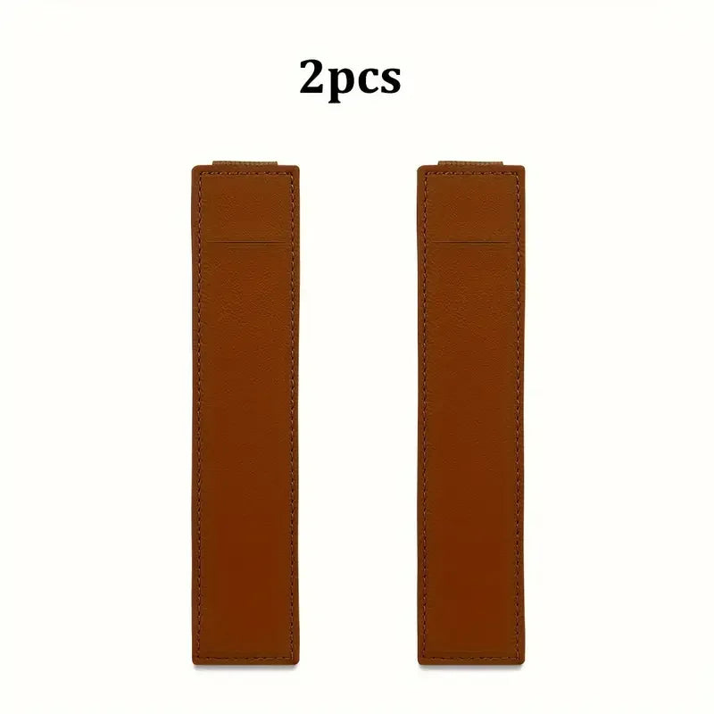 Support en cuir avec bande élastique – Porte-stylo pratique pour carnet de notes, raboteuse et calendrier (1–2 pièces) 