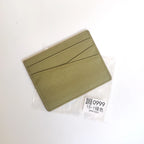 Véritable carte avec initiales – Slim Luxus Card Holder aus Rindsleder für Damen &amp; Herren | Porte-monnaie personnalisé