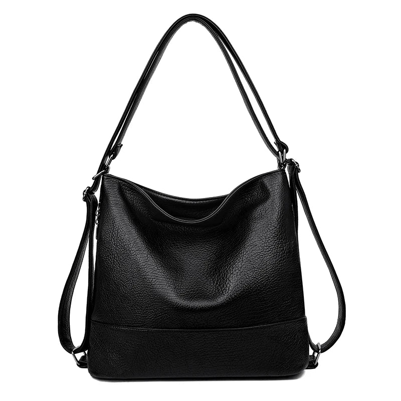 VANDERWAH Damen Leder-Rucksack 2025 – Hochwertiger, wasserfester Rucksack mit großem Stauraum für Reise, Schule & Alltag