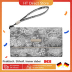 Miss Lulu Damen Geldbörse – Bunte Langbörse aus PU-Leder mit großem Fassungsvermögen und Kartenfächern