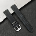 Brazalete de cuero vintage de 20 mm y 22 mm para Samsung Galaxy Watch 4–7 y Xiaomi Redmi Watch – Brazalete clásico para reloj inteligente con diseño dorado 