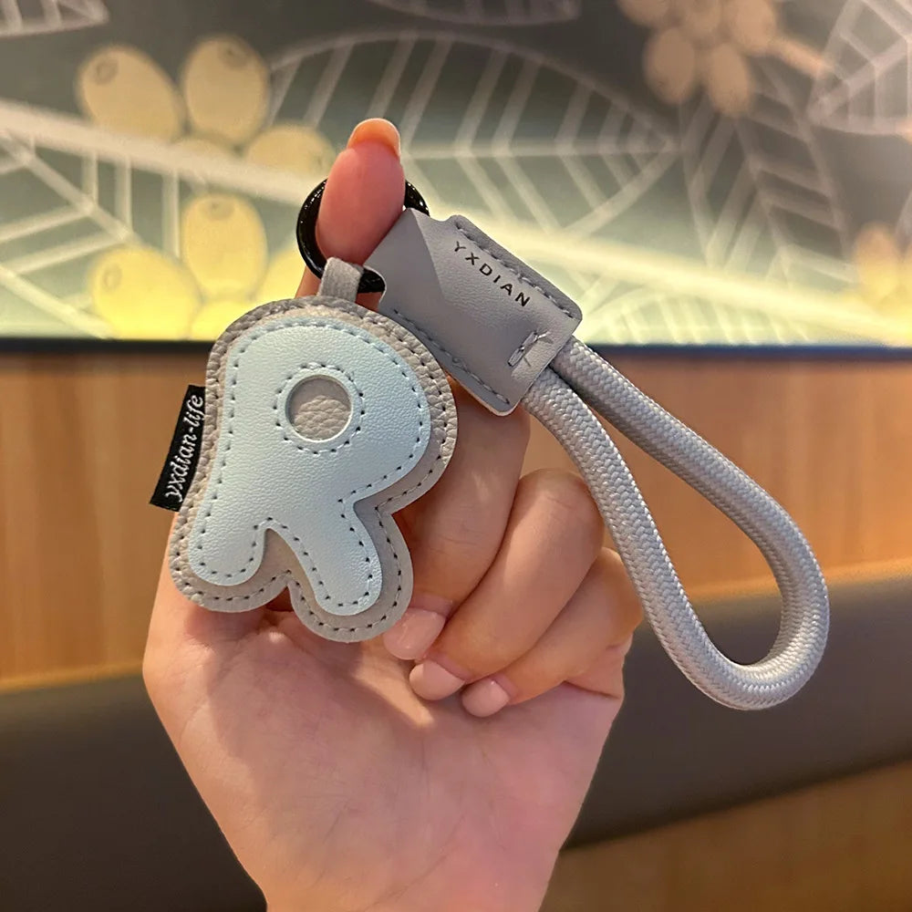 Bunter PU-Leder Schlüsselanhänger mit geflochtener Handschlaufe – Anti-Verlust Keychain & Lanyard für Schlüssel, Tasche, Koffer & Handy