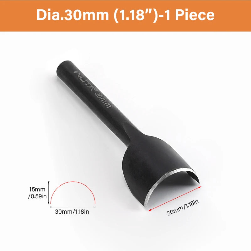 WUTA Basic Series Lederstanzen Set 5–11 tlg. – Halbmond- & Eckenstanzer aus Carbonstahl für Gürtel, Taschen & Riemenenden