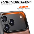 SUTENI Magnetische iPhone Hülle aus Kunstleder – Frosted Feel Case mit kabellosem Laden für iPhone 17 Pro Max, 16 Plus, 15, 14, 13 & 12