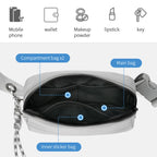 Extra Lange Gurt Fanny Pack – Leichte und Stylische Polyester Bauchtasche mit Handyfach, Umhänge- & Gürteltasche