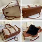 Große Damen Travel Bag 2025 – Modische Schulter- &amp; Reisetasche mit Reißverschluss, leichte Commuter Handtasche mit großem Fassungsvermögen 