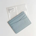 Véritable carte avec initiales – Slim Luxus Card Holder aus Rindsleder für Damen &amp; Herren | Porte-monnaie personnalisé