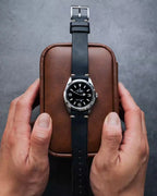 HEMSUT Horween Leder Uhrenarmband mit Quick Release – Vintage Watch Strap aus Premiumleder 18 mm–22 mm mit Dornschließe für Herren & Damen