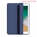 Funda con tapa triple para iPad Air de 9,7 pulgadas, soporte magnético, funda protectora de cuero PU para iPad Air 1 y 2 y iPad de 5. y 6. generación