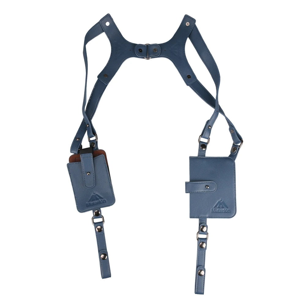 PU-Leder Schulterholster Tasche – Anti-Diebstahl Unterarm Holster für Handy, Geldbörse &amp; Outdoor Aktivitäten 